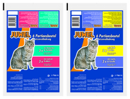 Katzennahrung (Umverpackung für Portionsbeutel)